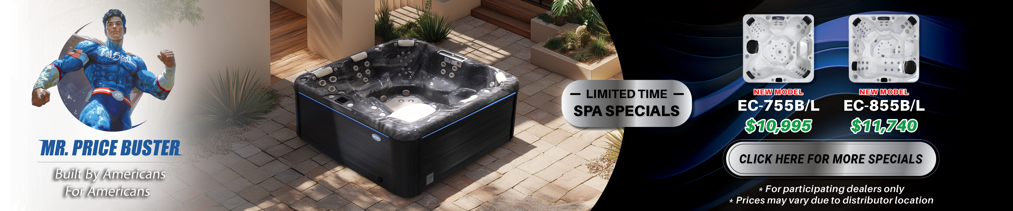 Calspas hot tub being used in a family setting - Meriden